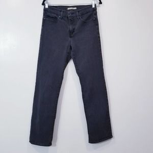 314 Levi's Jeans Shaping Straight Black Denim Mid Rise